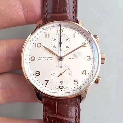 PORTUGIESER CHRONOGRAPH IW371445 ZF FACTORY V2 SILVER DIAL