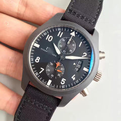 PILOT TOP GUN CHRONOGRAPH IW389001 ZF FACTORY ANTHRACITE DIAL