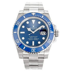 Rolex Submariner Blue 116619LB Mens 40MM