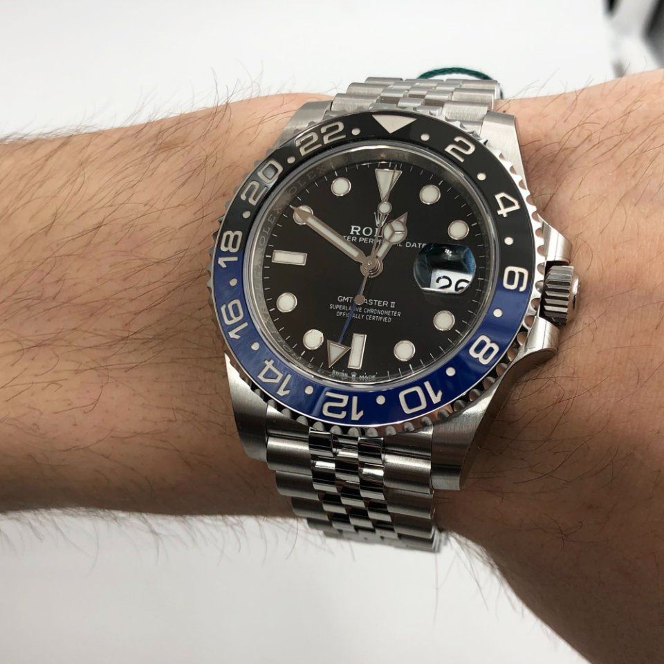 Swiss Rolex GMT II 126710BLNR (Batman) Men 40MM