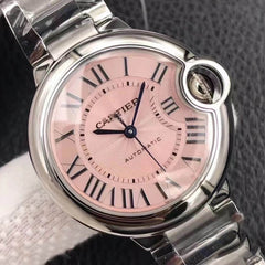 BALLON BLEU DE  33MM W6920041 V6 FACTORY STAINLESS STEEL PINK DIAL