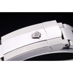 Rolex Day-Date Polished Silver Bezel White Dial 7470 Msn 36MM